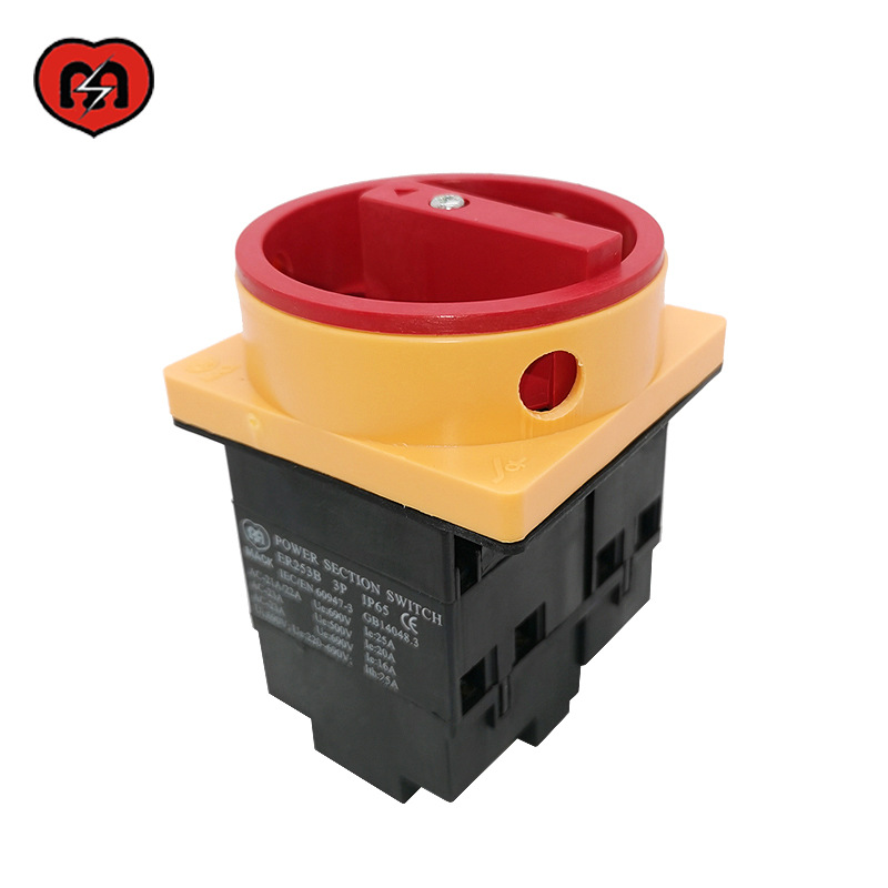 MACK马克旋钮开关ER-253B-E3电源隔离开关25A盘面式3P原装正品