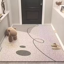 简约几何入户地垫玄关可裁剪丝圈地垫进门家用刮泥蹭土防滑脚垫