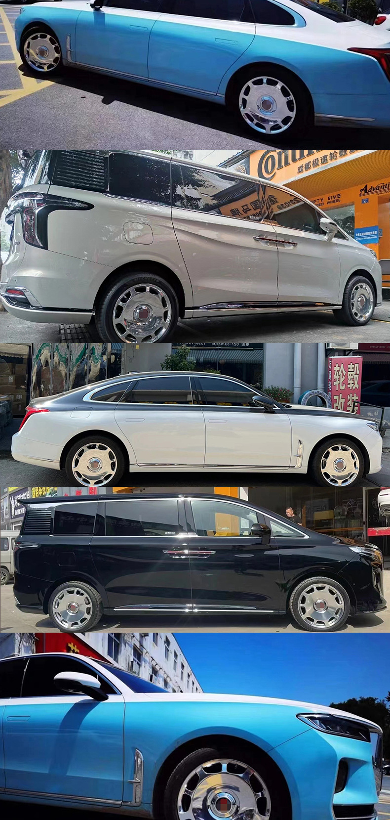 Suitable for Hongqi H9 Wheels 18inch 19inch Hongqi H9h7h5 HQ9 HS5 HS7 Suspended Pancakes Modified Wheels