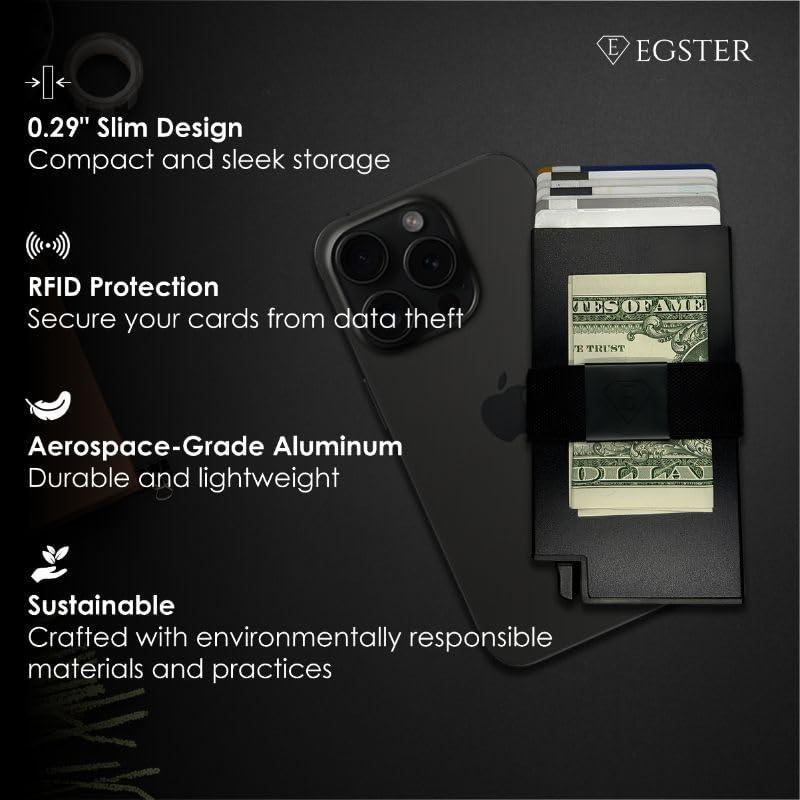 M4832 Aliexpress Amazon nueva cartera de hombre transfronteriza de aluminio de metal para hombres dinero