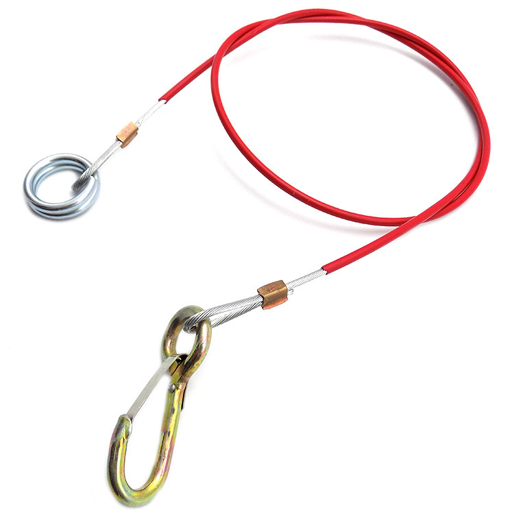 Fábrica de suministro directo de acero inoxidable 304316 cuerda de tracción de alta tensión cuerda de alambre de acero recubierto de goma cuerda de seguro de acero inoxidable