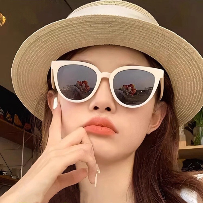 Xiaohongshu サングラス ブラウン偏光サングラス 女性用 Liu Yifei 同じスタイルの抗 UV 近視度数を装備可能|undefined