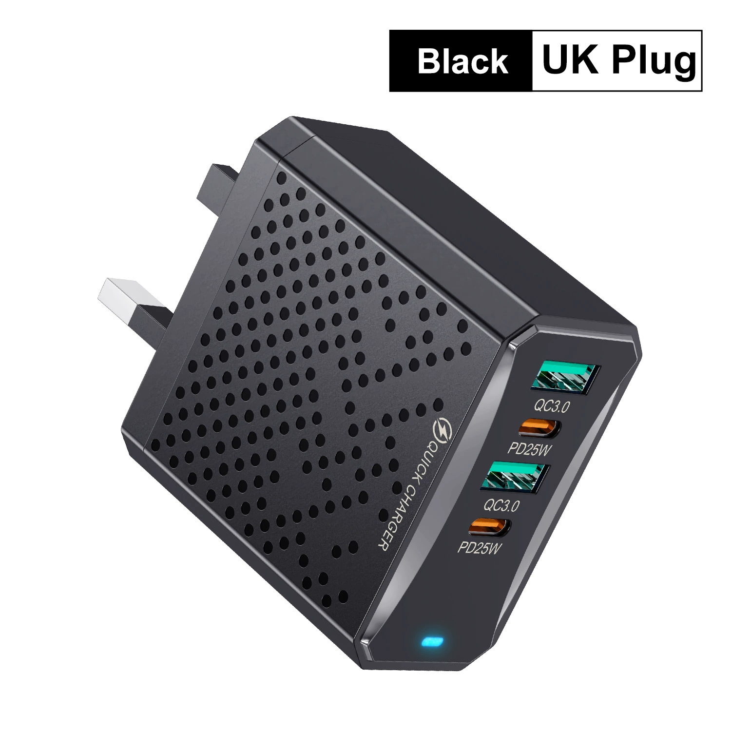 USLION 100W 2USB+2PD зарядное устройство для мобильного телефона планшета