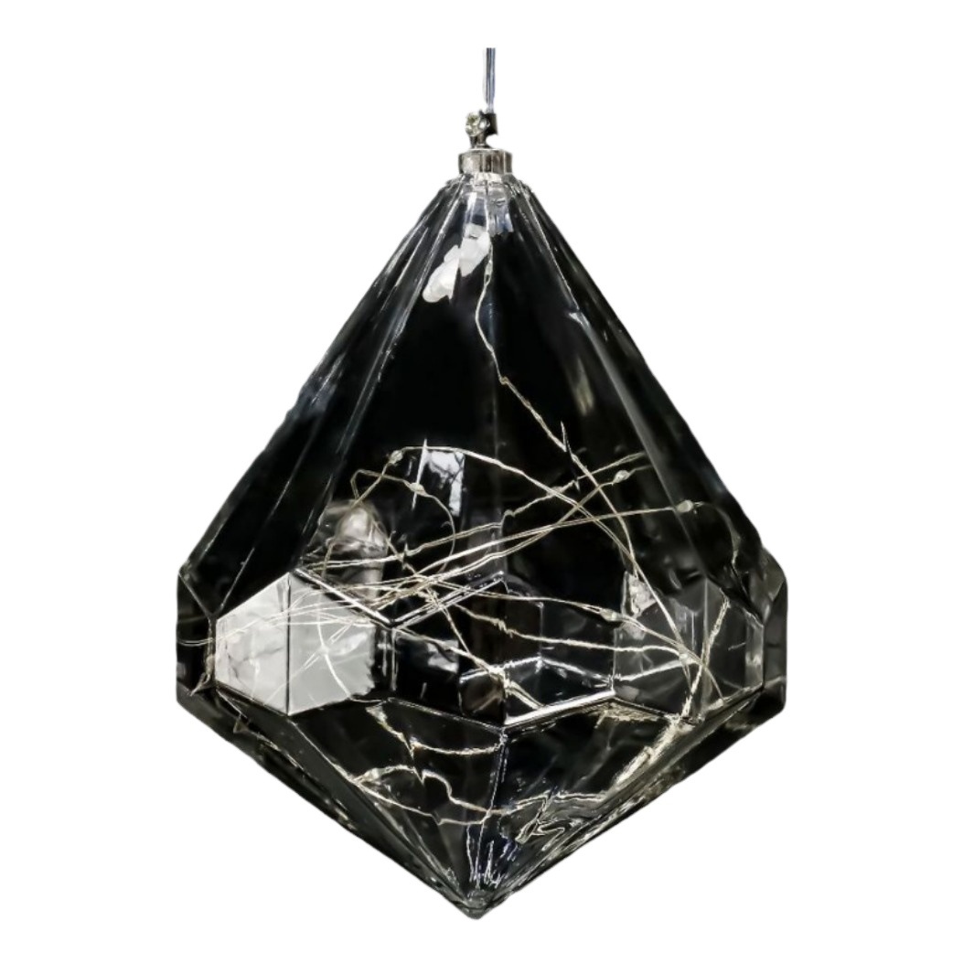 Lámpara de decoración de diez cabezas lámpara de diamante transparente boda centro comercial ventana de hotel colgar decoración lámpara led brillante iluminación