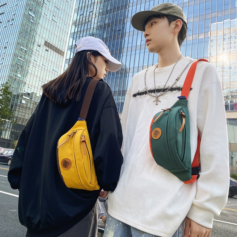 Waist bag women sports trendy casual shoulder bag men bag messenger bag multifunctional chest bag men waist bag travel bag couple_voghion.com