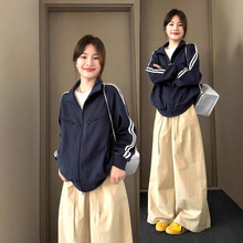 跨境2025新款美式新款夹克女冲锋衣棒球服短外套女韩系chic上衣女