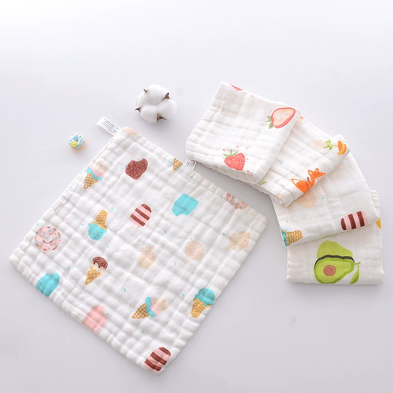 Children's eating bib, gauze towel, baby hygiene product for new born for face washing, handkerchief