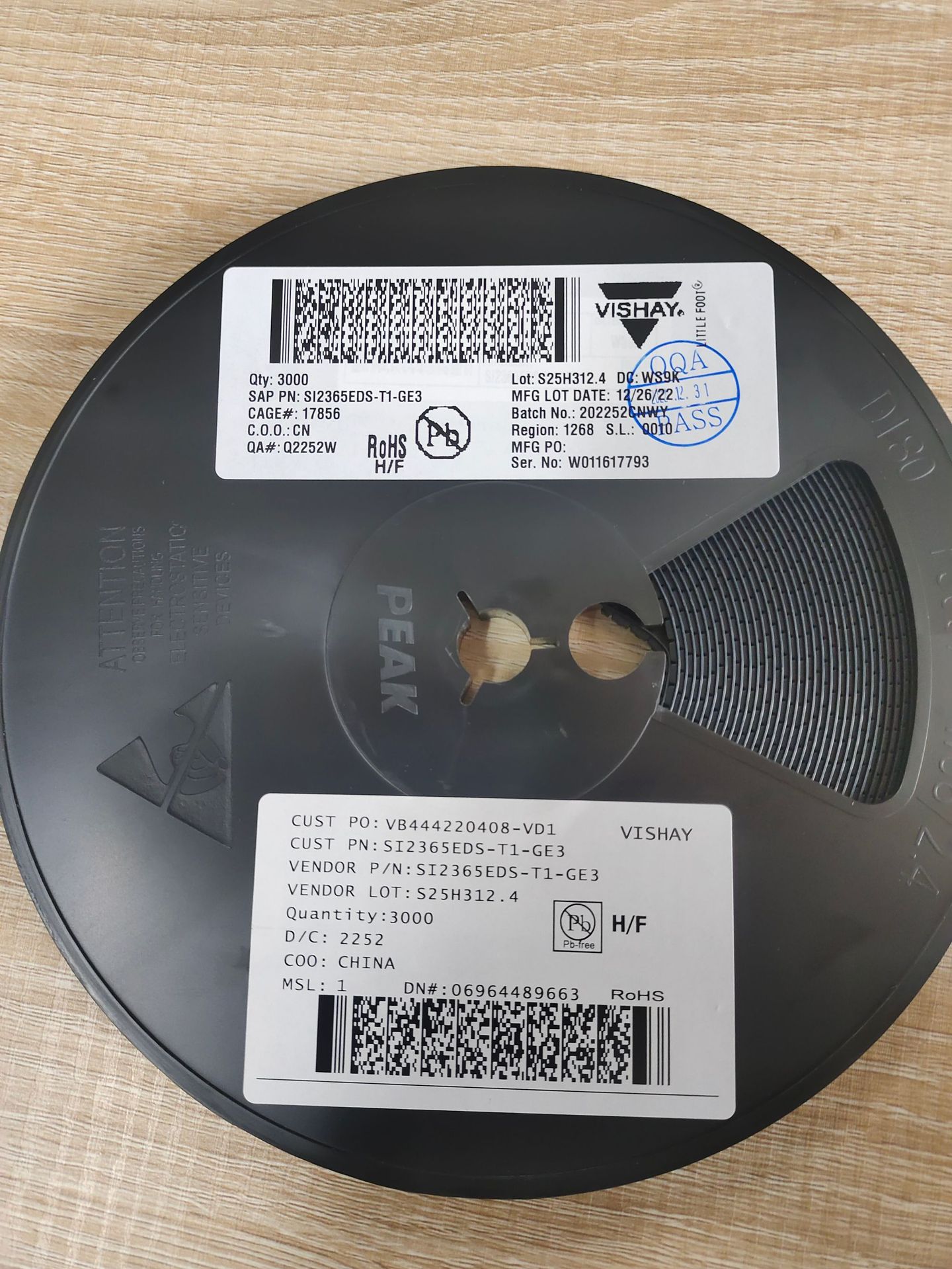 原装正品现货  Si2365EDS-T1-GE3  P-MOS 带ESD保护 20V 询价为准