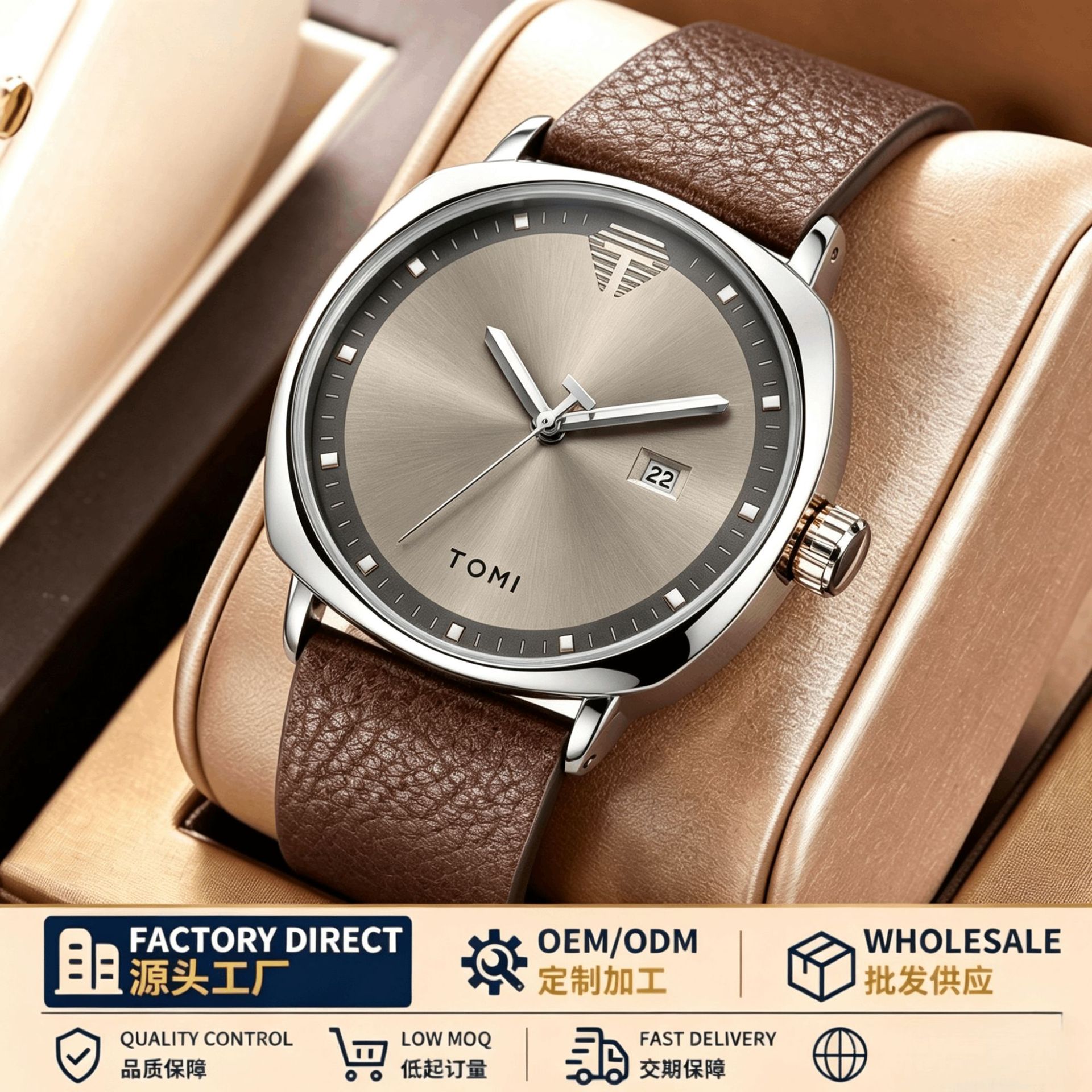 Fashionable trend elegant creative watch for men and women