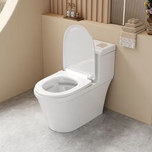 大口径座便租房虹吸式防臭坐厕小户型普通陶瓷坐便器家用抽水马桶