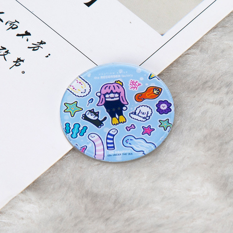 Insソフト萌えかわいいアニメアクリルブローチ子供プレゼントバッジ個性ストラップアクセサリー卸売り|undefined