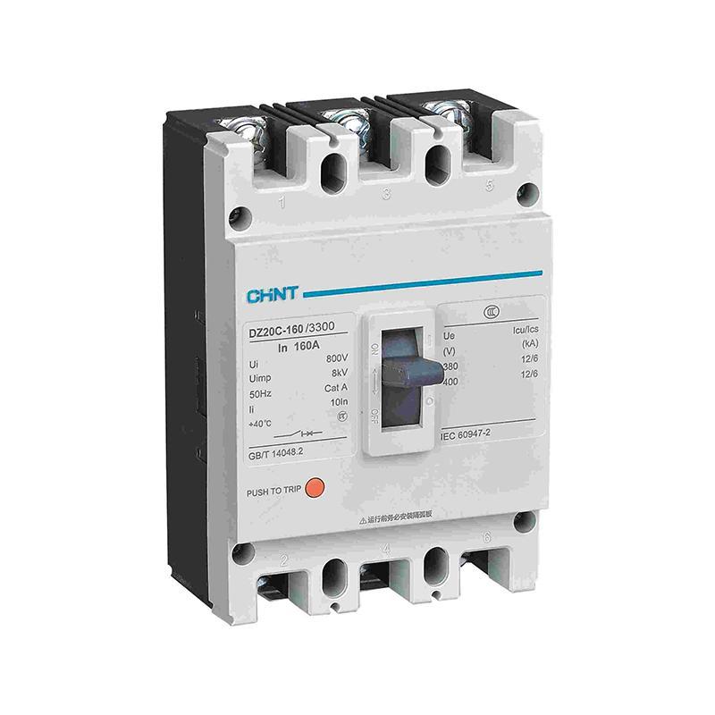 正泰电器 DZ20 塑壳配电保护断路器 DZ20C-160/3300 100A  G