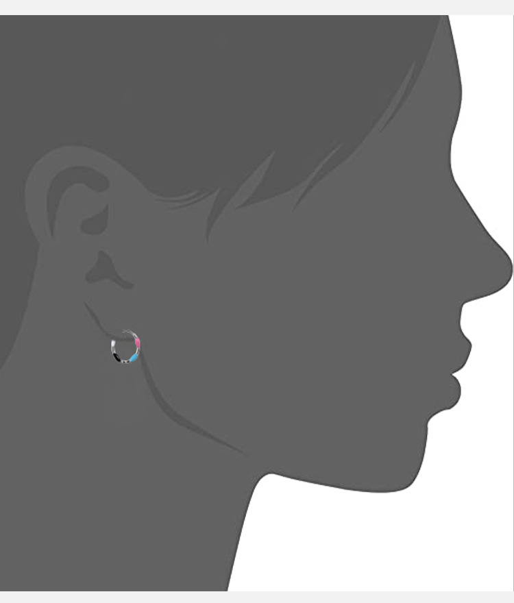 Ultra-Fine 1.2mm Gauge Round Wire Earrings, Stainless Steel Glue Drop Stud Earrings for Men and Women, 2022 New Summer Design detail image 8