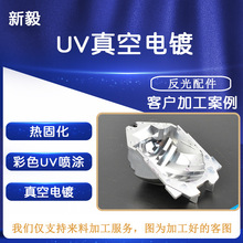 壓鑄鋁燈杯鍍鋁啞光銀色表面處理 高溫200度鋅合金材質真空電鍍