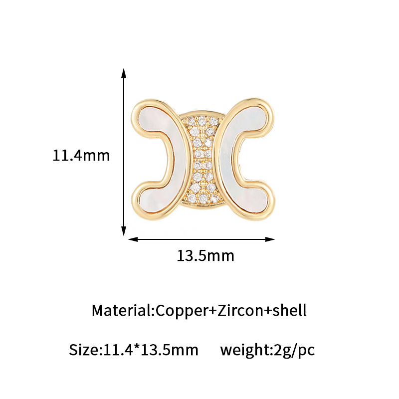 5g Weight Pendant Jewelry Making Type 14K Gold Plated Plating Material DIY Ornament Accessories Classification 1 Piece Quantity Copper Material Heart Shape, Bow Knot, Fish Tail Pattern All Seasons Season Plating Design Elegant, Marine Style, Beach Style 1 Piece Copper 14K Gold Plated Heart Shape Bow Knot Fish Tail Pendant DIY Ornament Accessories 12