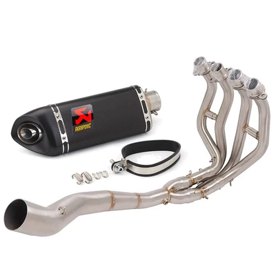 Motorcycle exhaust pipe sports car exhaust pipe front - full-set-a
