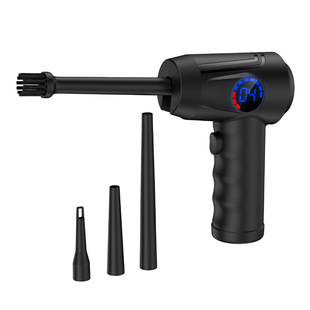Explosive smart digital display convenient charging mini handheld cleaning pumping car wireless super dust blower