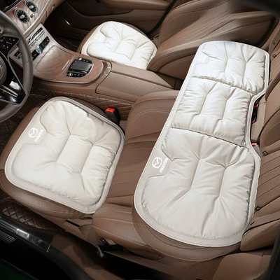 Seat cushion, seat cover — for Mazda Cx30 Anti-Fouling Seat - mazda-off-white-front-and-rear-three-piece-set