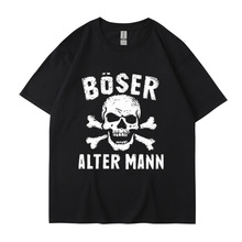 2025时尚热门跨境3D打印T恤男装炫酷印花街头潮流经典嘻哈圆领T恤