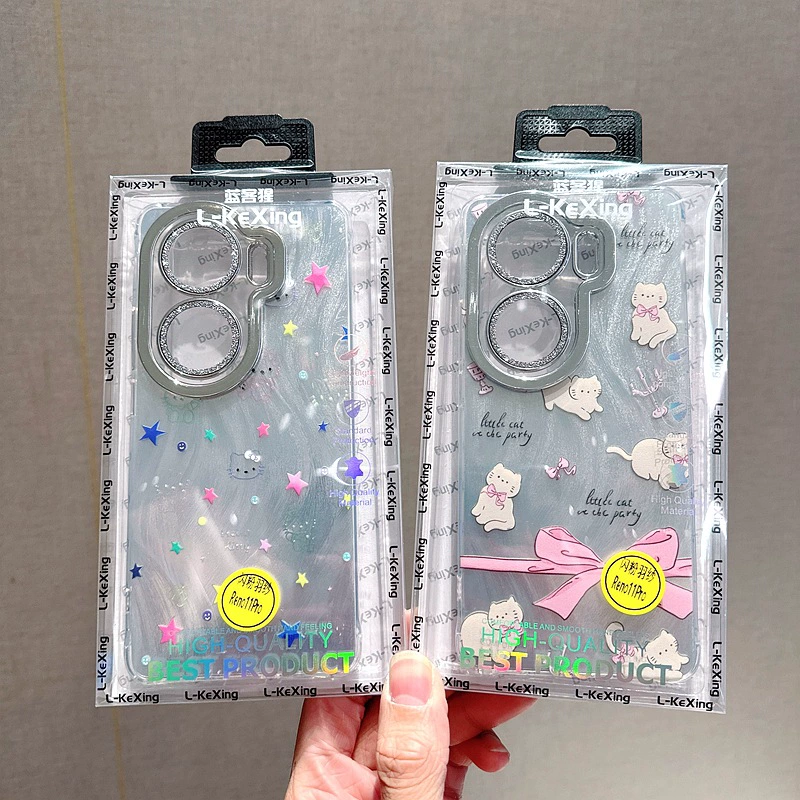 Чехол Jinyu Cartoon для телефона vivo S30 с гальванизированной линзой, X90, X300, IQ015, блестящий защитный чехол.