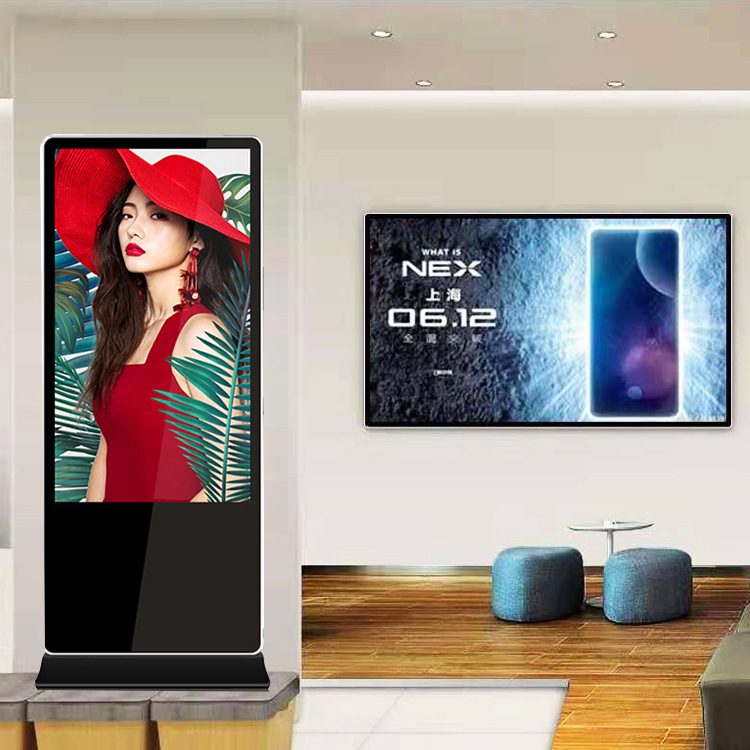 55寸65寸立式高清广告机显示屏 网络广告机产品展示触摸广告机
