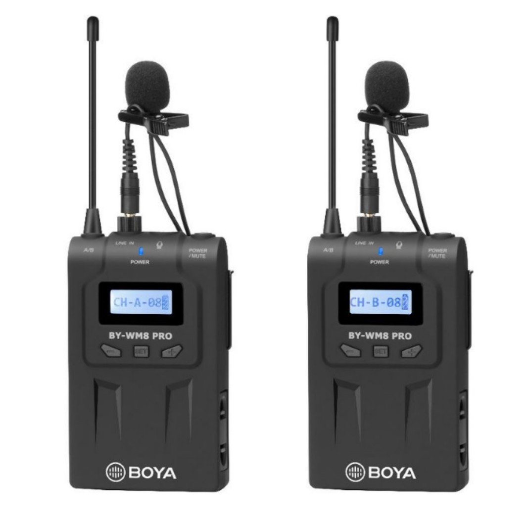 BOYA BOYA WM8 PRO K2 원 드래그 두 SLR 카메라 마이크로 단일 카메라 꿀벌 칼라 클립 마이크