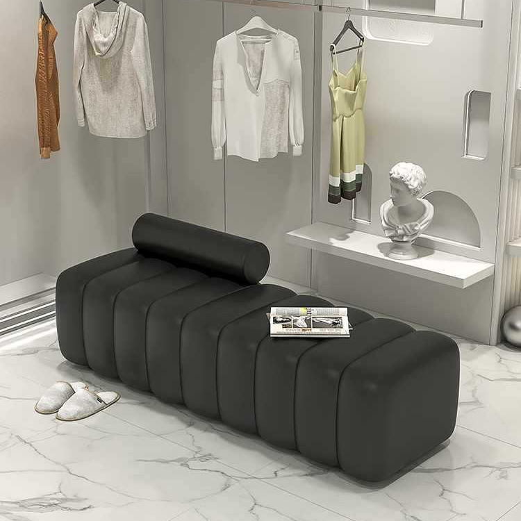 沙发凳长方形客厅卧室创意家用皮革换鞋凳服装店衣帽间简易长条凳