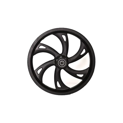 Aluminum Alloy 14inch Generation Driving | Hub - 12-inch-175-wide-scooter-wheel-6-hole-disc-brake-all-black-aluminum-wheel