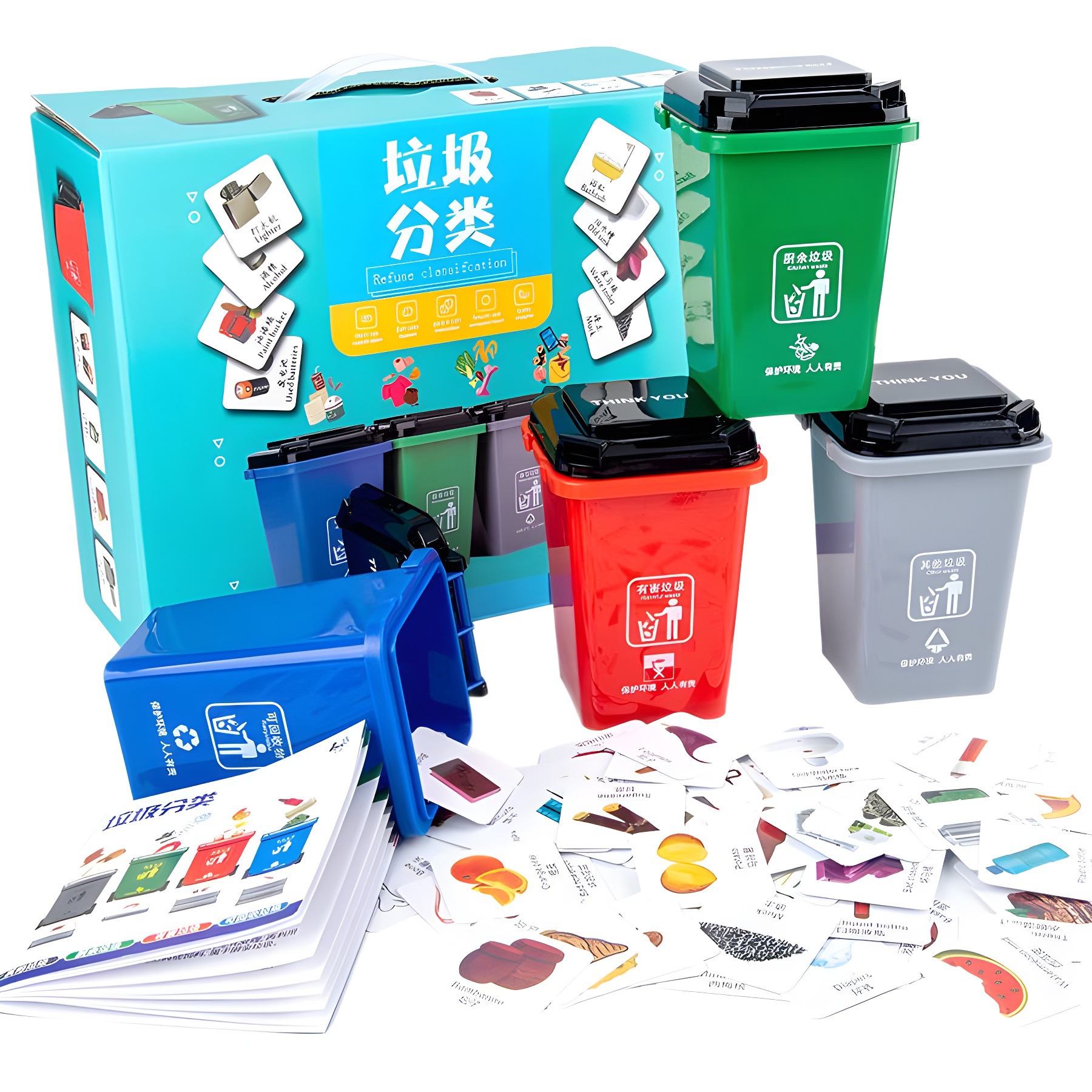 Mont 's educativo de alta calidad juegos de clasificación de basura de protección ambiental para niños educación temprana pensamiento cerebral manual juguetes cognitivos