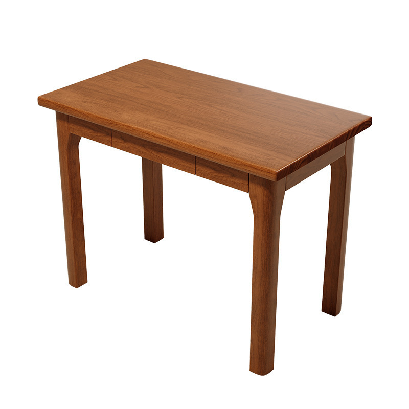 Mesa de lado de la cama, escritorio estrecho de madera sólida, estante de escritorio, escritorio de dormitorio, escritorio de estudio pequeño, escritorio estrecho contra la pared.