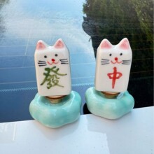 时来运转小摆件可转圈陶瓷发财装饰风桌面装饰品创意网红家居用品