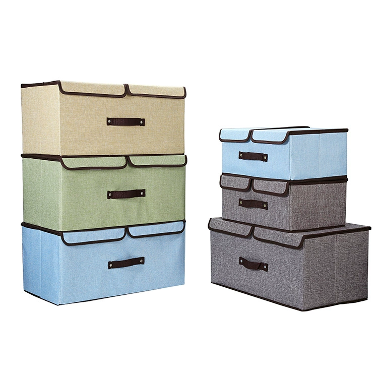 Cloth, storage box, folding big toy, underwear, cotton and linen