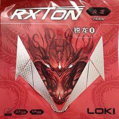LOKI Thor Ryzen 1 Fire Dragon 卓球ラバー 黒赤ラバー 内部粘着性 Ryzen 1 Fire Dragon ラバー