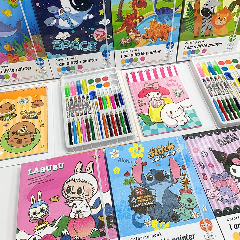 Трансграничные царапины заполнены граффити Ben Yi игрушка Fi Crayon акварельный световой жидкости