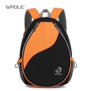 wpole New 2023 tennis shoulder bag color matching badminton bag independent shoe warehouse large capacity soft racket bag