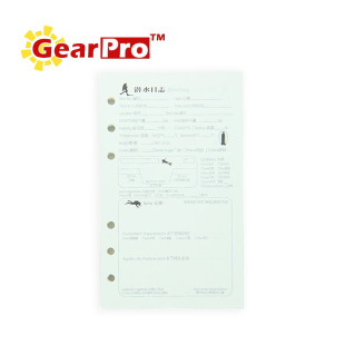 GearPro Diving Diary Inner Core Diving Diary Replenishment 50 Sheets 100 Pages Can Record One Hundred Diving