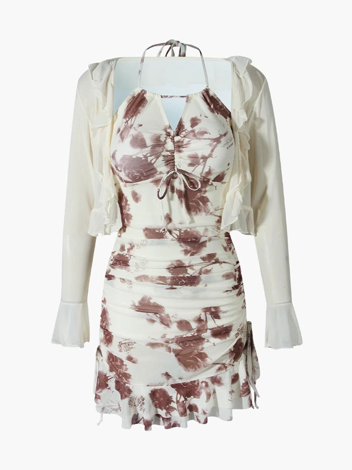 Korea ins verano traje de dos piezas retro sexy delgado que cubre el vientre blusa falda traje de baño de una pieza traje de baño mujer