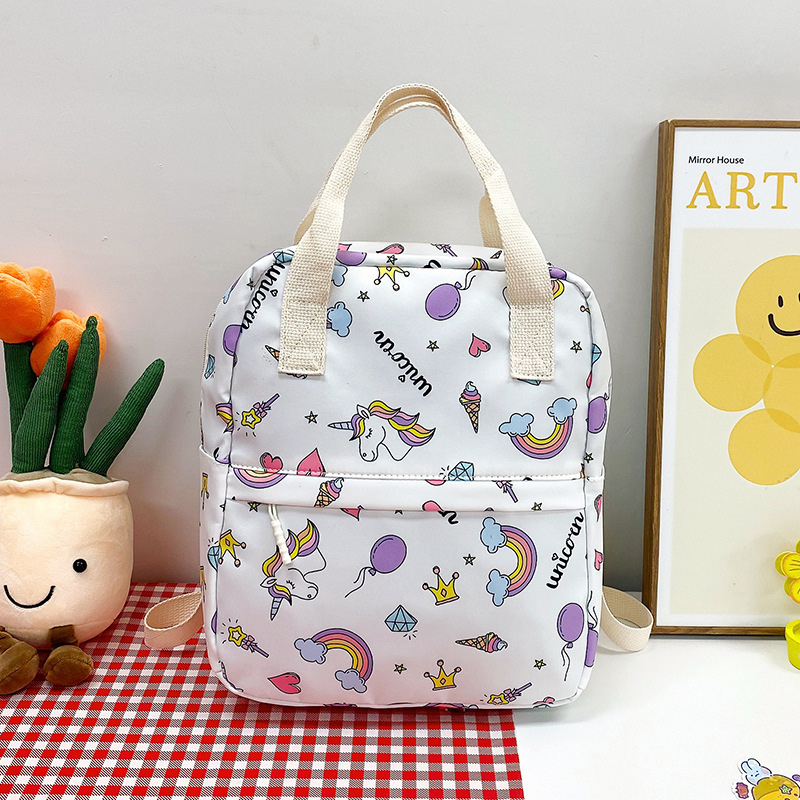 Nuevo lindo impreso kindergarten schoolbag 2023 temporada escolar tarjeta niños Escuela Primaria estudiante mochila portátil fábrica al por mayor