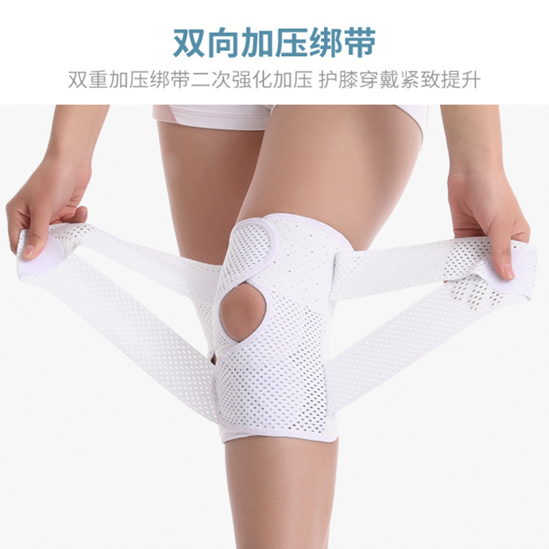 Correr ligamento especial lesión femenina rodilla articulación masculina deportes equipo de protección rótula manga protectora de cuatro generaciones japonés rodillera