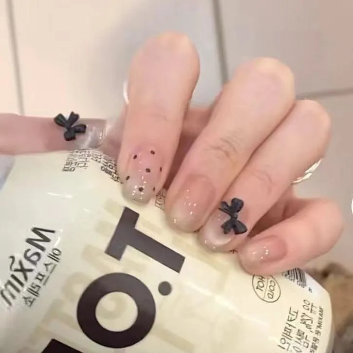 Yiyi Dance 10 piezas de uñas hechas a mano, terapia de luz, uñas, dopamina, uñas, uñas, parches al por mayor