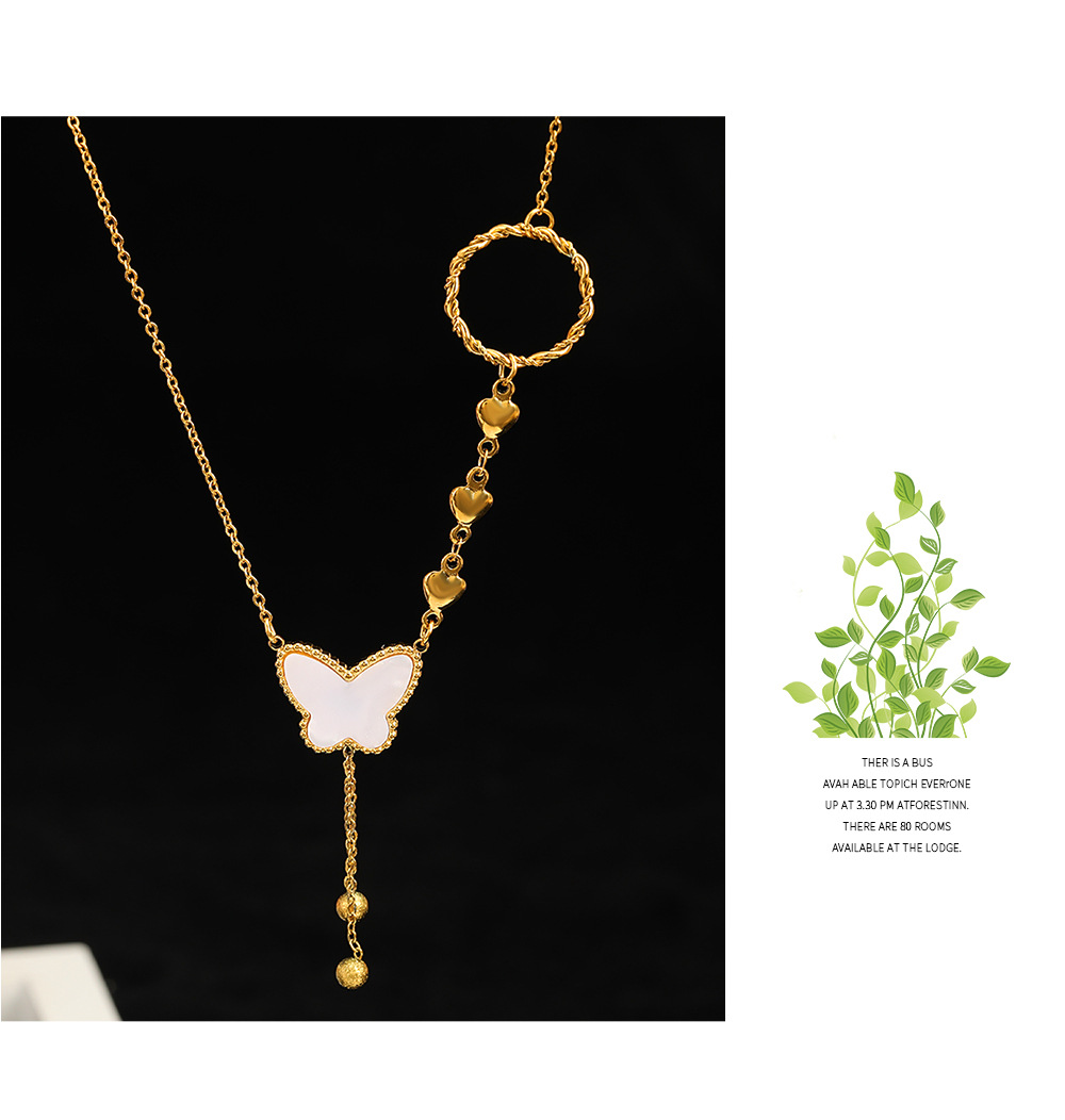 Fashion Insect Stainless Steel Plating Necklace Colorza_colorza_2