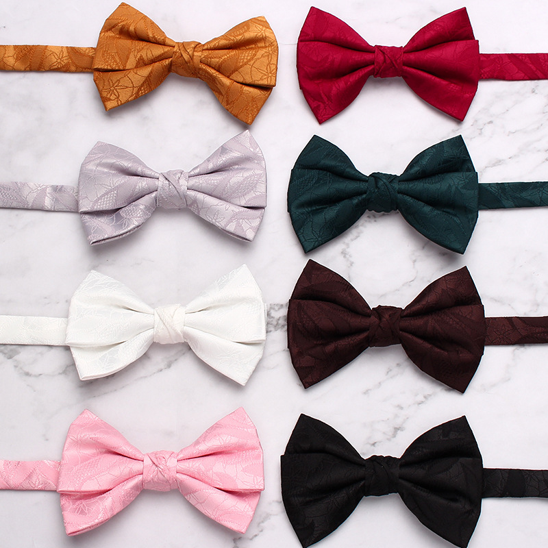 solid color bow tie for leisure