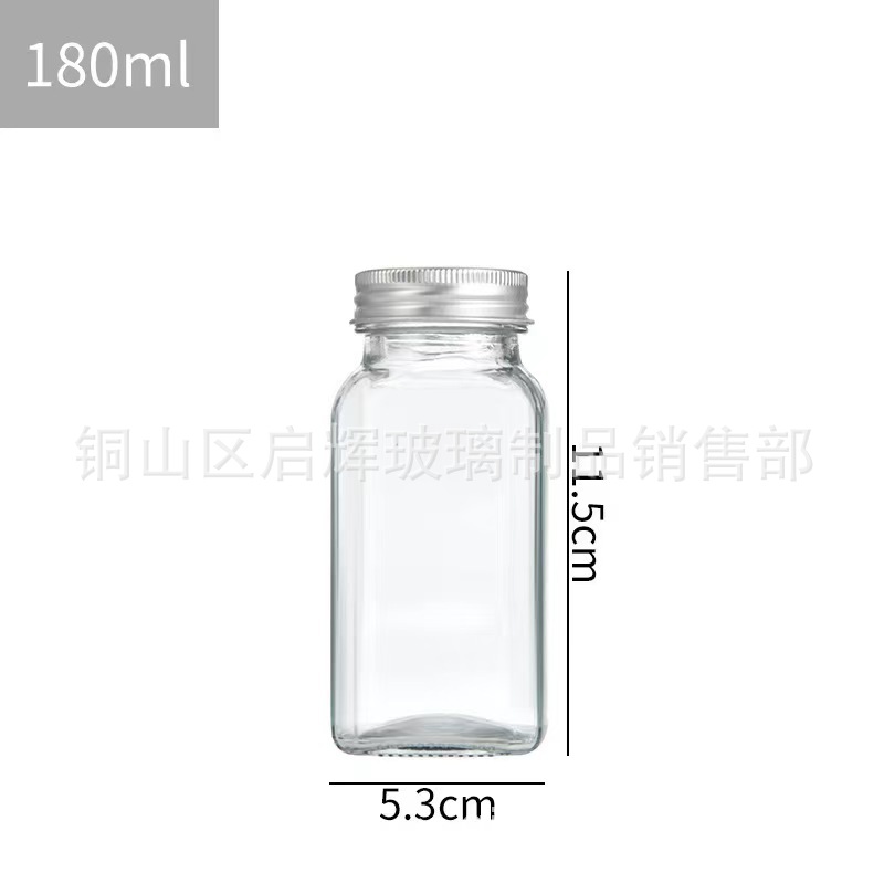 180ml 사각 알루미늄 캡
