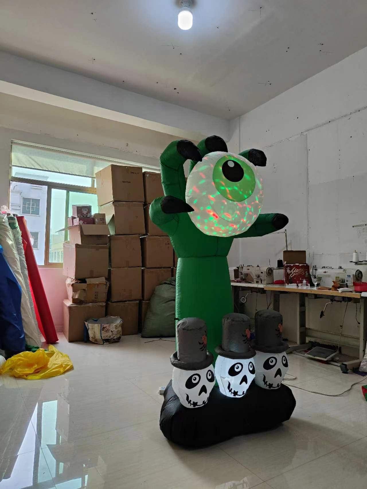 Title 3, Halloween Ghost Eyes Air Model Horror Decoratio...