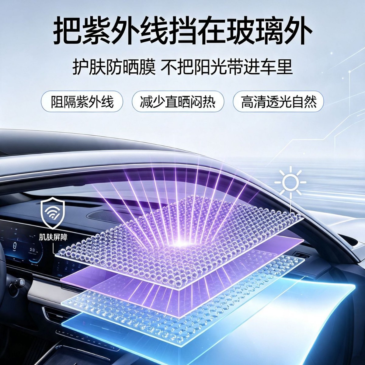 Car glass film, ceramic high-insulation film, solar film, heat-insulating and explosion-proof film, car window film, full car film, direct factory sales