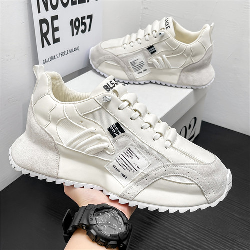 European men's shoes New winter breathable all-match sneaker casual shoes, height-increasing jogging shoes, men's shoes