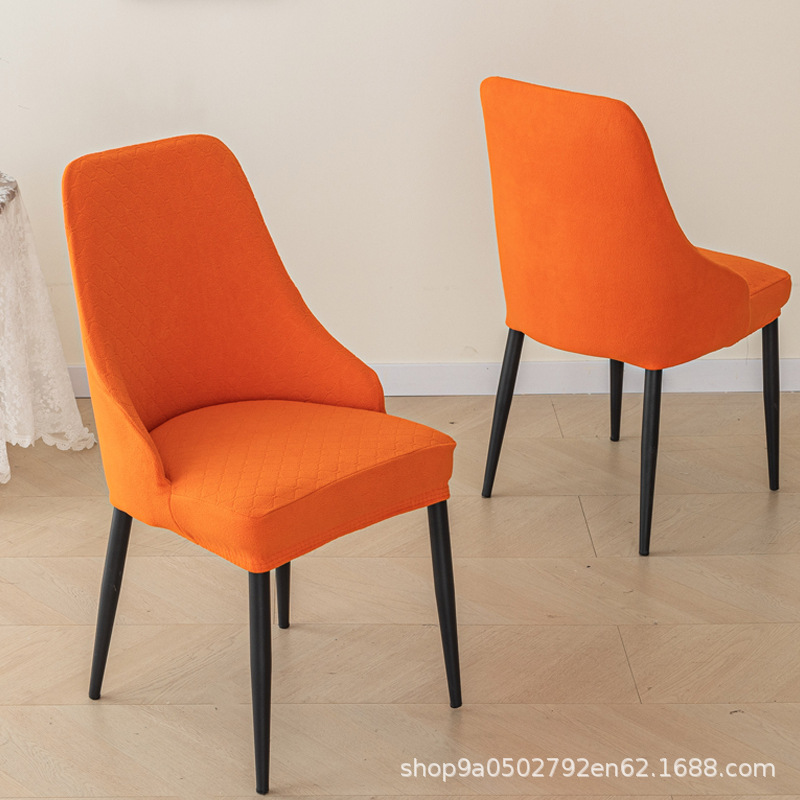 Jacquard wave [orange] solid color