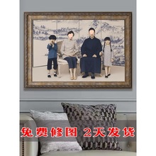 欧式全家福集体照相框挂墙影楼婚纱照放大洗照片做成相框画框