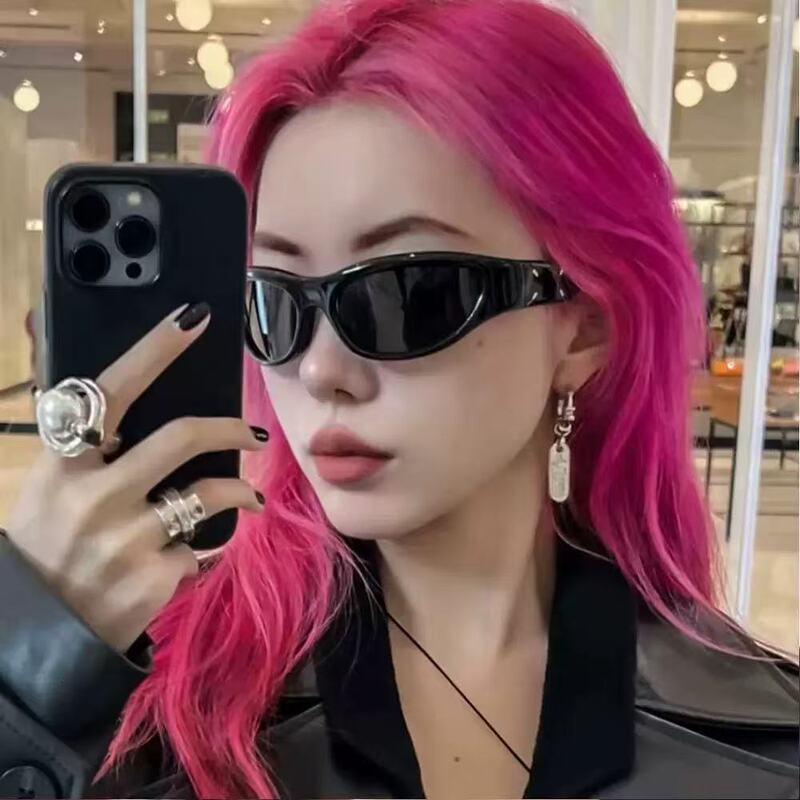 2025 New Internet Celebrity Futuristic Windproof Cycling Goggles for Men to Go Out and Drive Outdoor Sunglasses