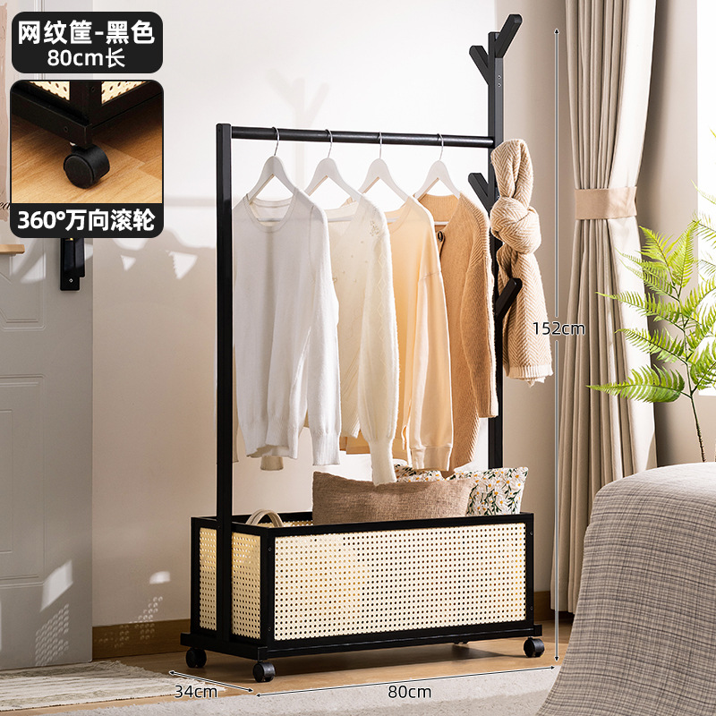 [메쉬수납바구니] 블랙-80롱(360°범용 롤러)